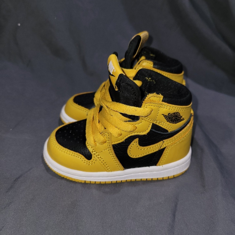 Nike Air Jordan 1 Retro High OG TD 'Pollen'  AQ2665-701  Kids Size 5C No Box